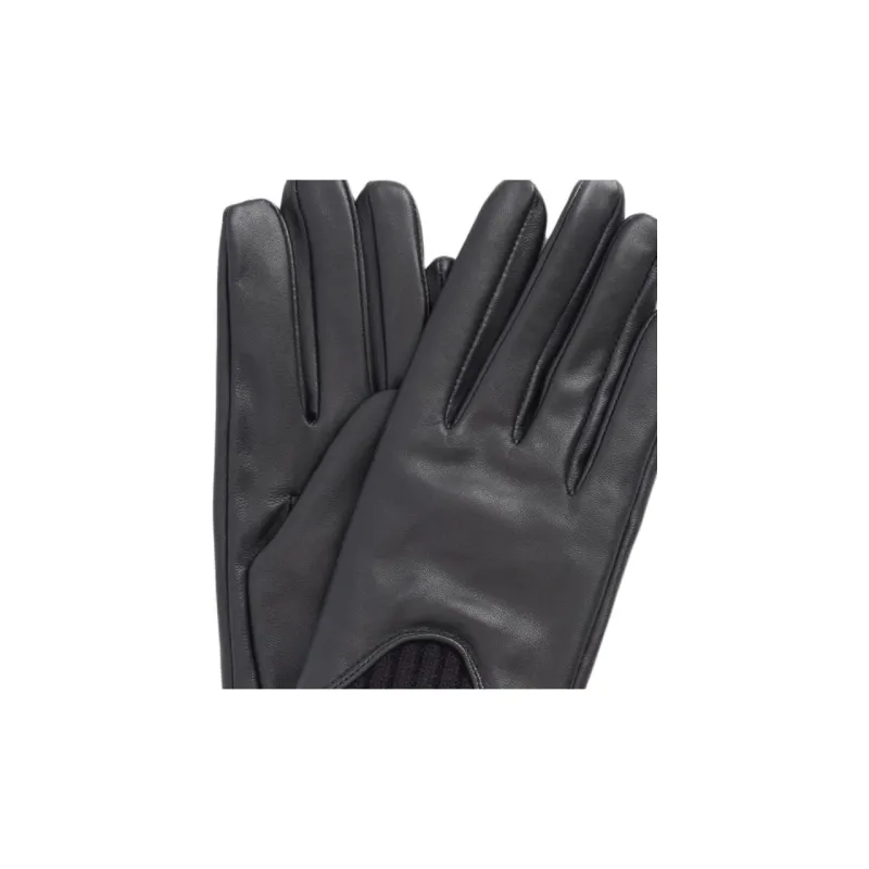 BARBOUR Sheepskin Gloves Women's Black-1
