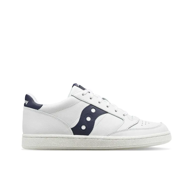 Saucony Jazz Court Pu White Black-1