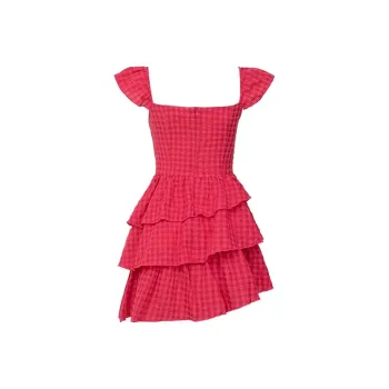 GUOZHEN Short Sleeved Dress Women's