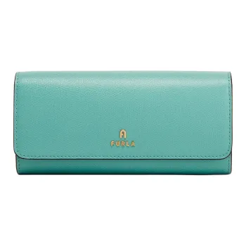 Furla Leather Wallet Extra Large Women's Lake Blue