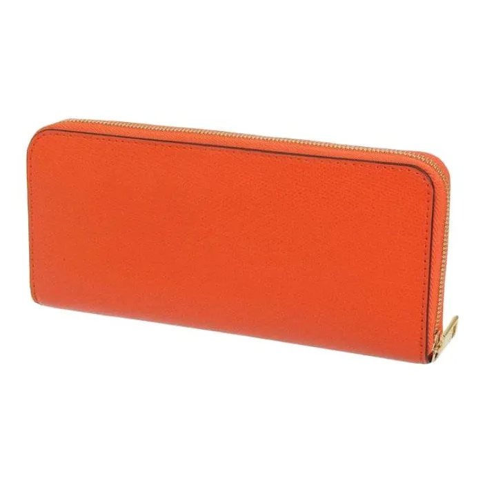Furla Leather Wallet Women's Orange-2