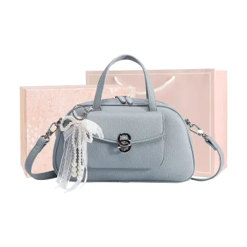 MISS GAIL Synthetic Leather Shoulder Bag, Crossbody Bag, Handbag Regular Women's Yellow/Blue