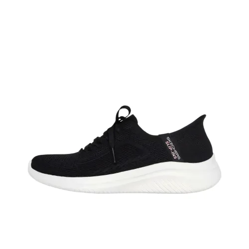 Skechers Ultra Flex 3.0 Low Top Casual Shoes Women's Black