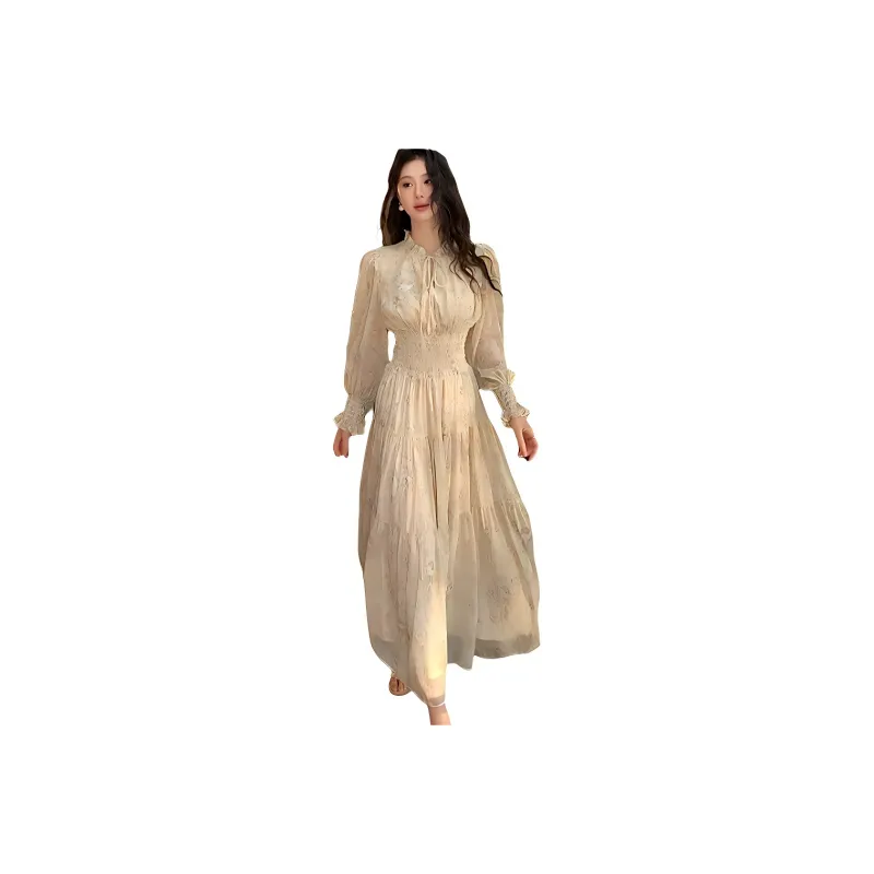 Si Bei'er Long Sleeved Dress Women's-0