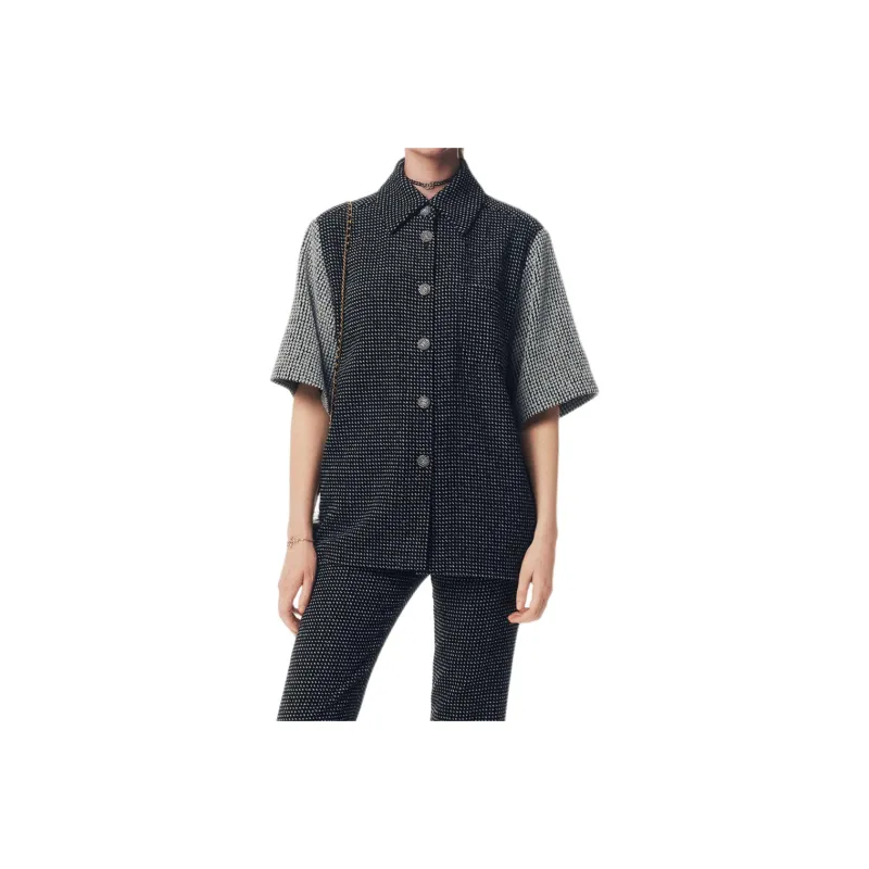 CHANEL 25P Spring Summer Preview Collection Shirt Women's Black-0