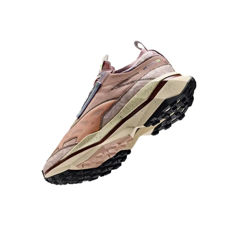 Anta Champion Series Wear-Resistant Low-Top Trail Running Running Shoes Men's Brown Red-2