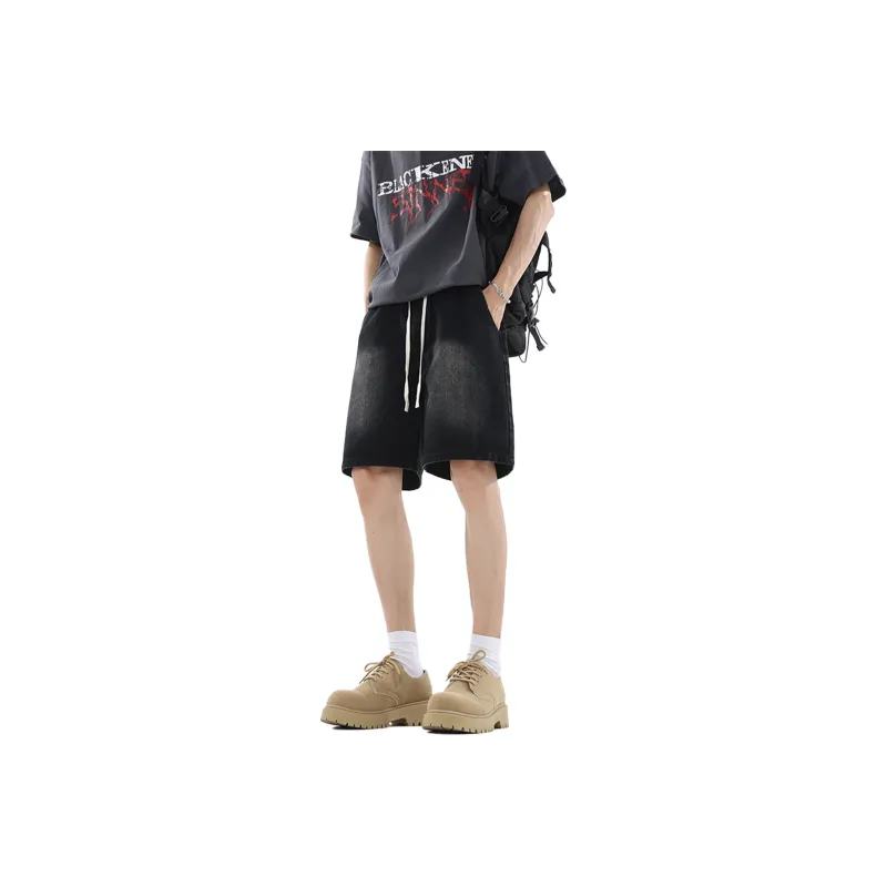 Emoji Denim Shorts Unisex-15