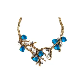 KENNETH JAY LANE Artificial Pearl Necklaces Women's Gold