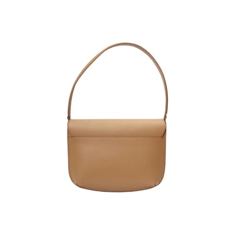 A.P.C Cow Leather Handbag, Shoulder Bag Women's Khaki-1