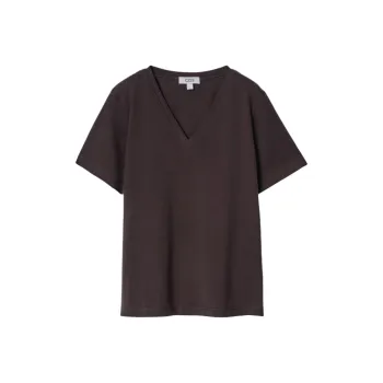 COS T Shirts Women's Dark Brown