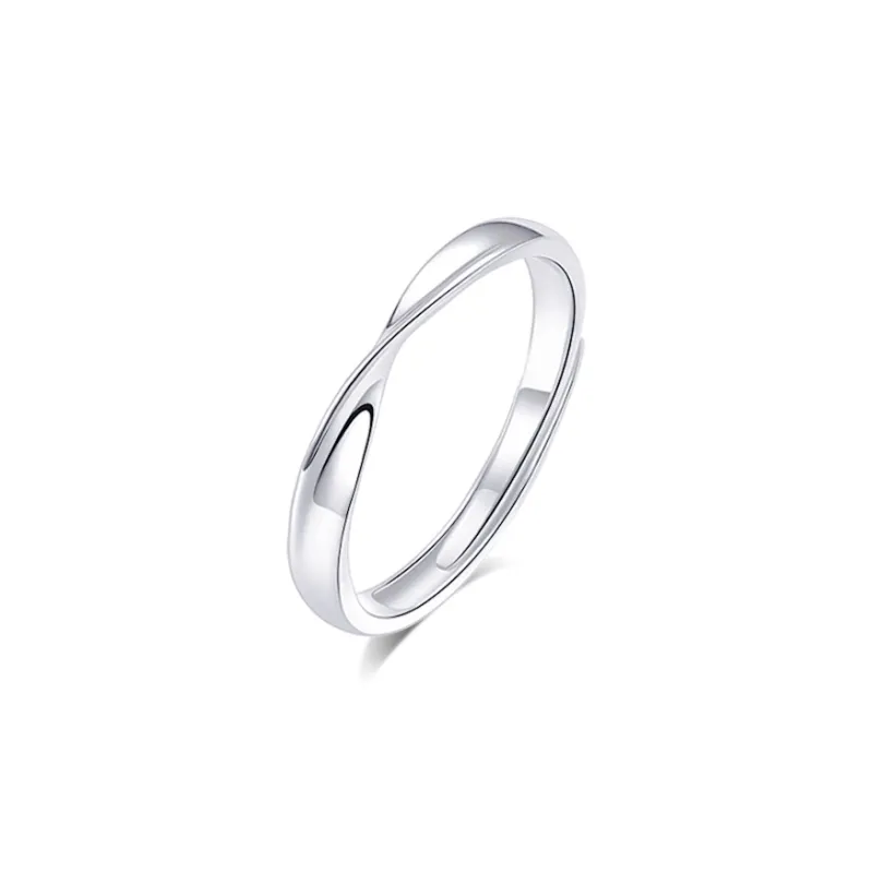 KUMET Sterling Silver Rings Unisex-5