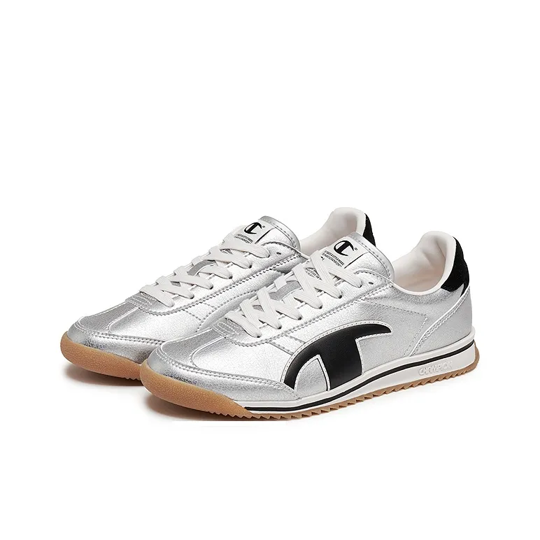 Champion Balance Low Top Running Shoes Women's Silver White/Black-2