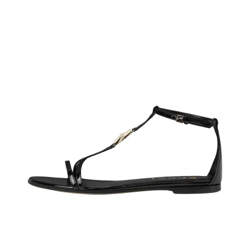 GUCCI One Strap Sandals Women's Black