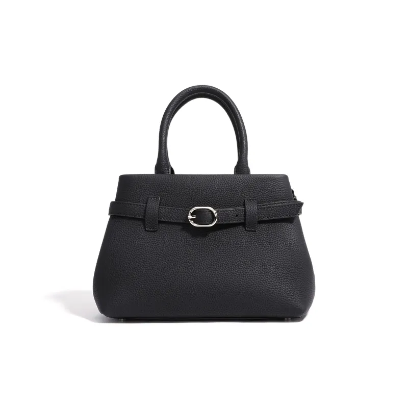 COURONNE Top Grain Cow Leather Kelly Bag Handbag Regular Women's Multicolor-17