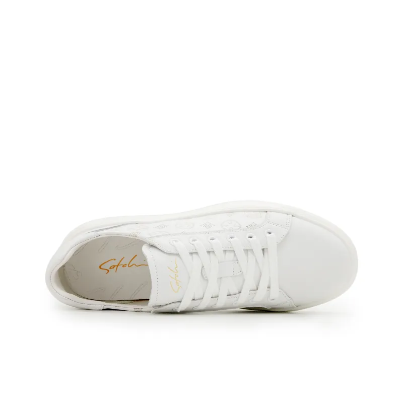 Satchi Low Top Skateboard Shoes Men's White-2