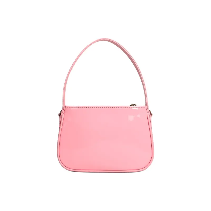 Blumarine Leather Shoulder Bag, Crossbody Bag, Handbag Women's Pink-2