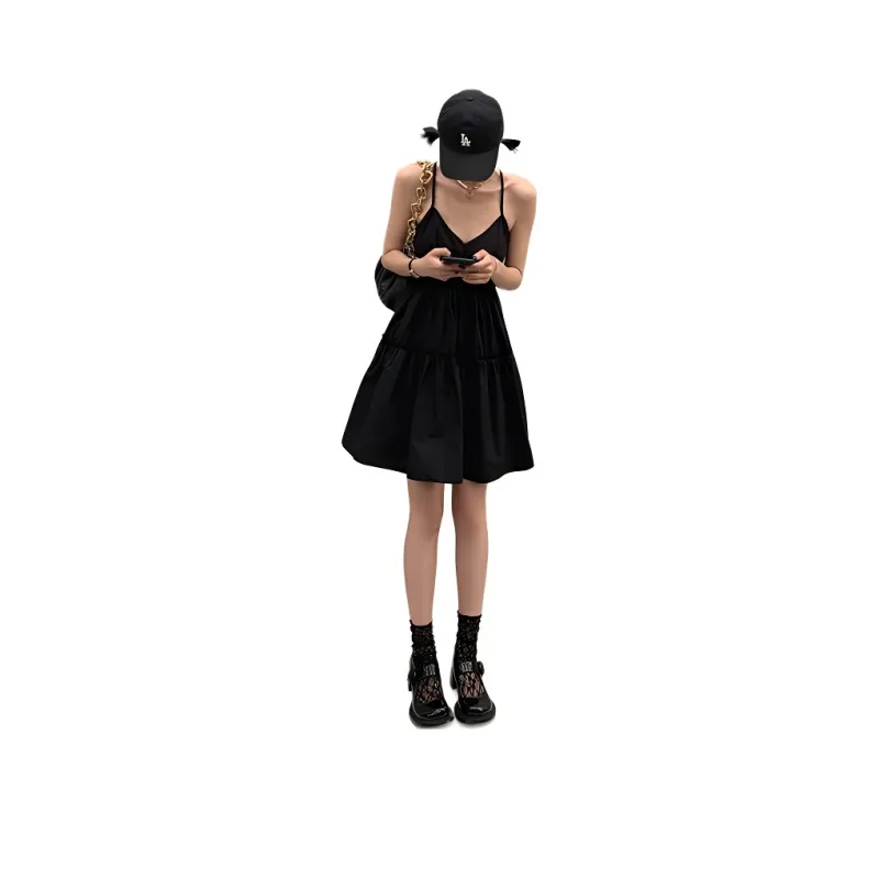 Dior Beauty Slip Dresses Women's Black-0