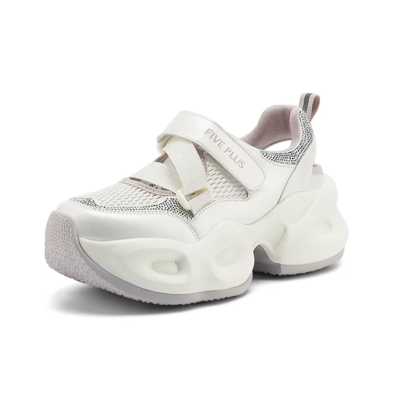 FIVE PLUS Anti Slip Wear Resistant Low Top Chunky Sneakers Women's-7