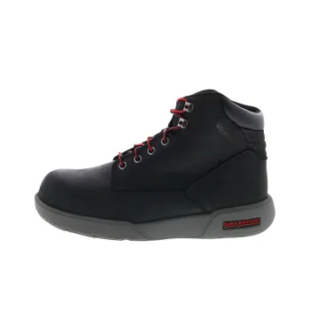 WOLVERINE Abrasion Resistant Slip Resistant Short Outdoor Boots Men's Black