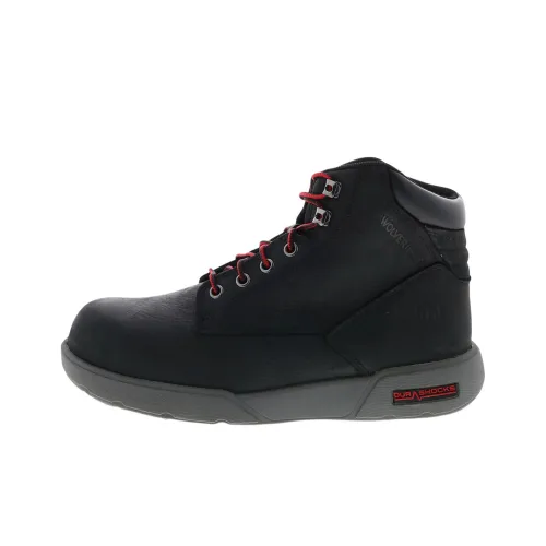 WOLVERINE Abrasion Resistant Slip Resistant Short Outdoor Boots Men's Black