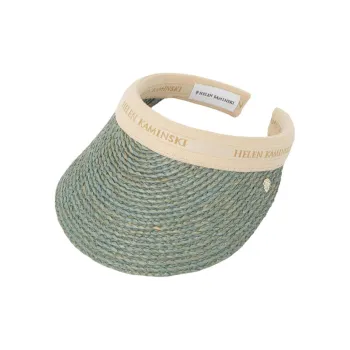 HELEN KAMINSKI Raffia Sun Protection Hats Unisex Green
