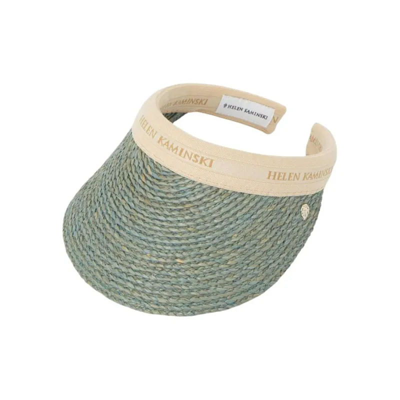 HELEN KAMINSKI Raffia Sun Protection Hats Unisex Green-0