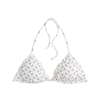 H&M Bikinis Women's Cream Tree/Palm Tree