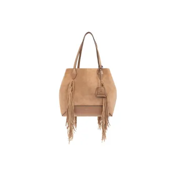 Jimmy Choo Suede Shoulder Bag Women's Brown