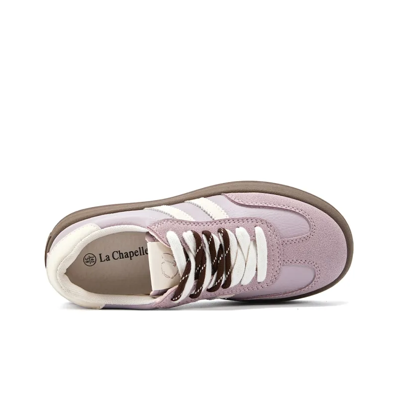 La Chapelle Low Top Skateboard Shoes Women's Purple-6