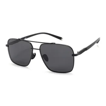 JEKA Metal Square Sunglasses Unisex