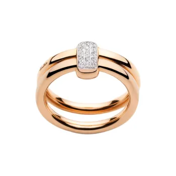 POMELLATO Diamond Rings Unisex Rose Gold