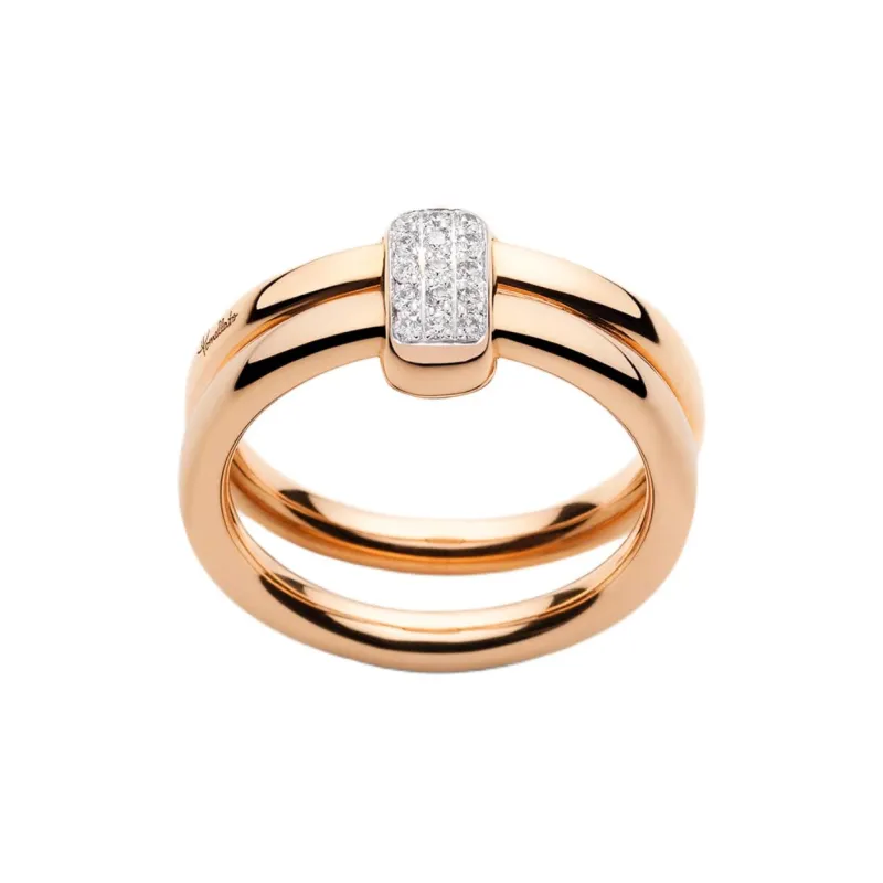 POMELLATO Diamond Rings Unisex Rose Gold-0