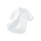 [Short-Sleeved Shirt]White (Ho Pure White Note Chest Logo)