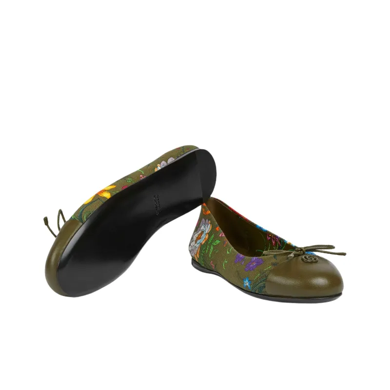 GUCCI Casual Single Shoes Women's Dark Green-6