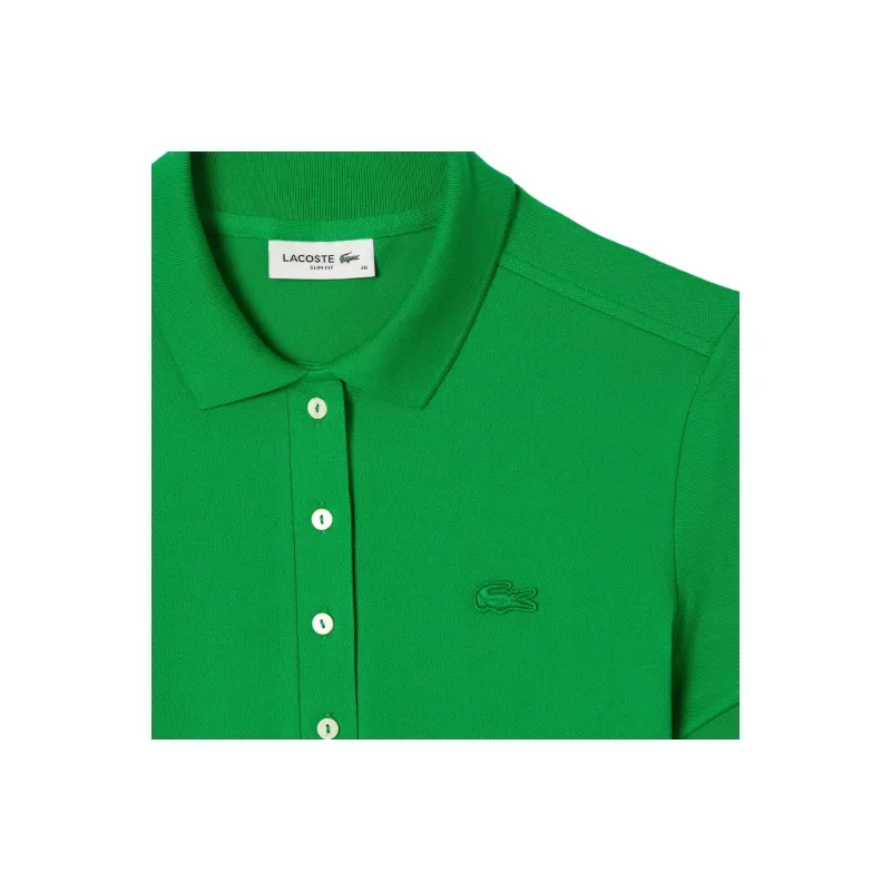 LACOSTE Polo Shirt Women's Green-3