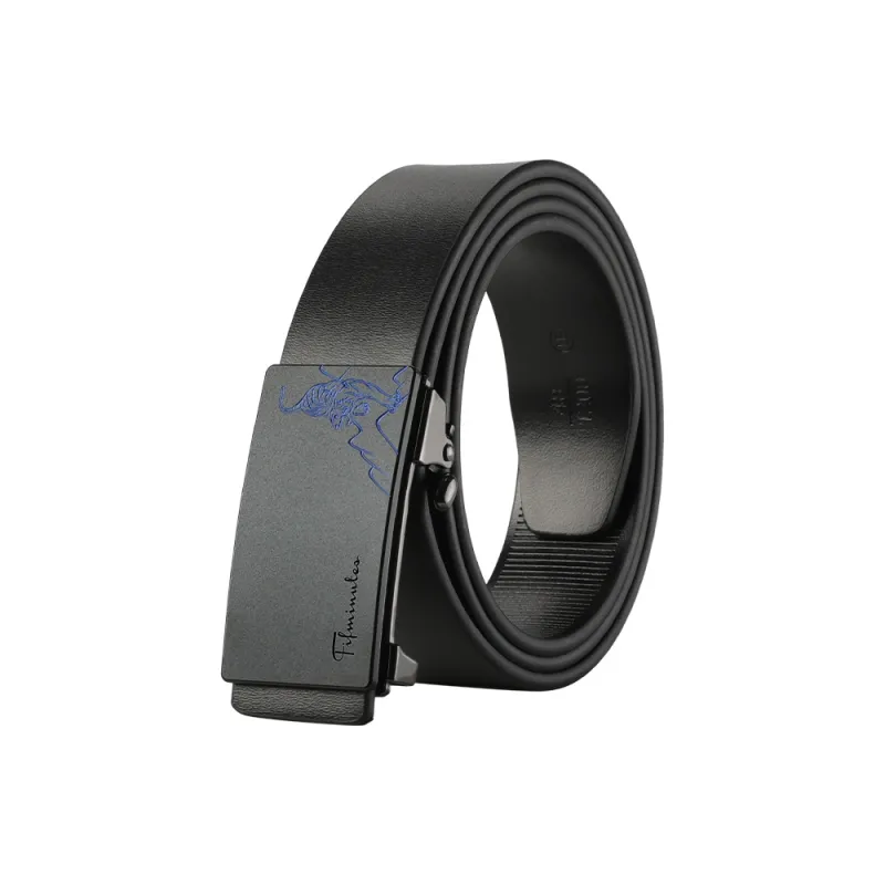 15 MINS Cow Split Leather Belts Men's Width 3.3cm-12