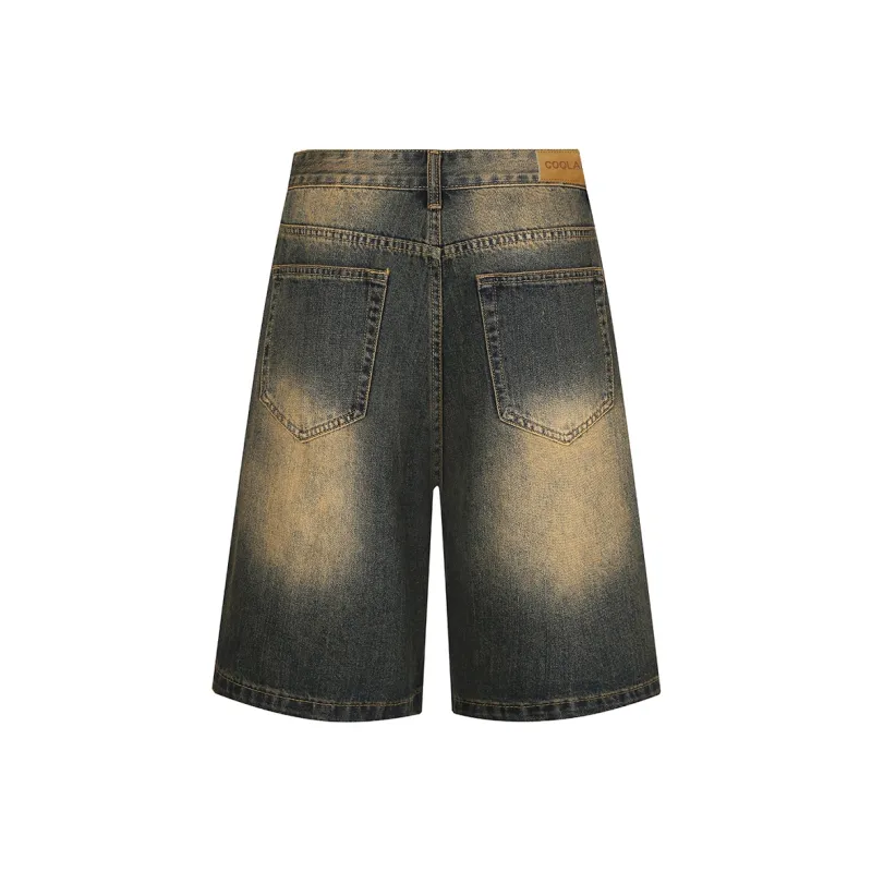 COOLALPACA Denim Shorts Unisex-1