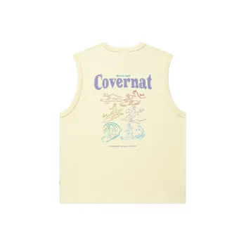 COVERNAT Tank Tops Unisex Butter