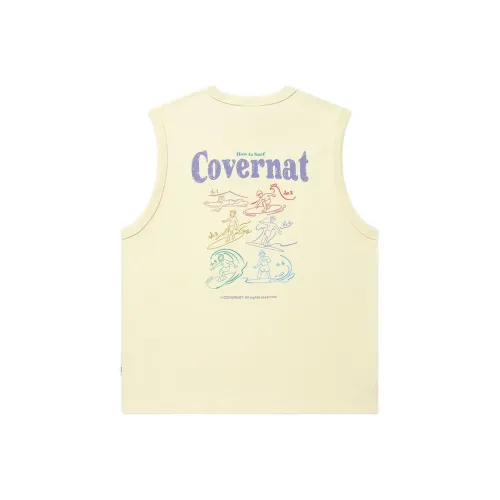 COVERNAT Tank Tops Unisex Butter