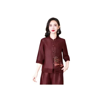 Yi Mengyuan Silk Thin Jackets & Coats Women's