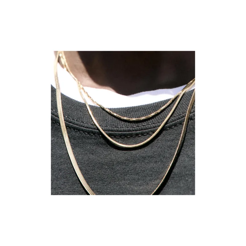 ZARA Stainless Steel Necklaces Women's Gold-2