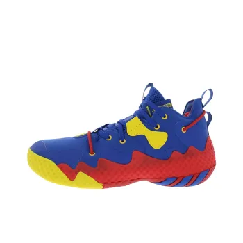 Adidas Harden Vol.6 Abrasion Resistant Breathable Mid Top Running Shoes Men's Blue