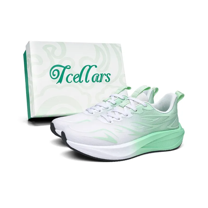 TCELLARS Cushioning, Breathable Coverage, Support, Balance, Rebound Low Top Running Shoes Unisex-1