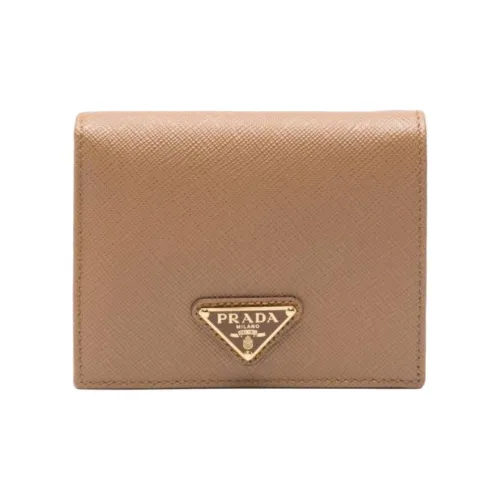 prada Match Calfskin Wallet Women's Brown