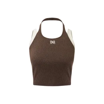 Ann Andelman Tank Tops Women's Brown