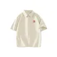 [Ice Silk Sun Protection Shirt]Apricot (Red Seal Chest Logo)