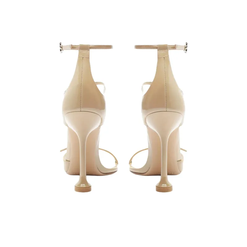 Alexandre Birman Anastasia One Strap Sandals 10cm Women's Nude-4