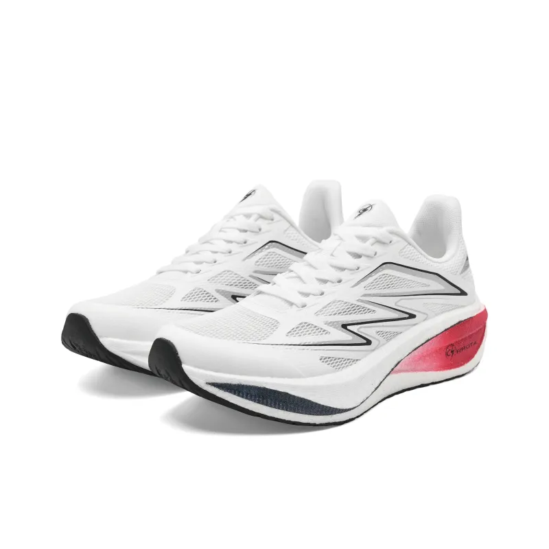 CHRROTA Low Top Running Shoes Unisex Silver Red Sparkle-2