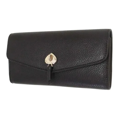 Kate Spade Grained Leather Wallet Unisex Black