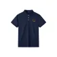 [Mulberry Silk 7A Antibacterial]Navy Blue (Fp Cool Cat Chest Logo)